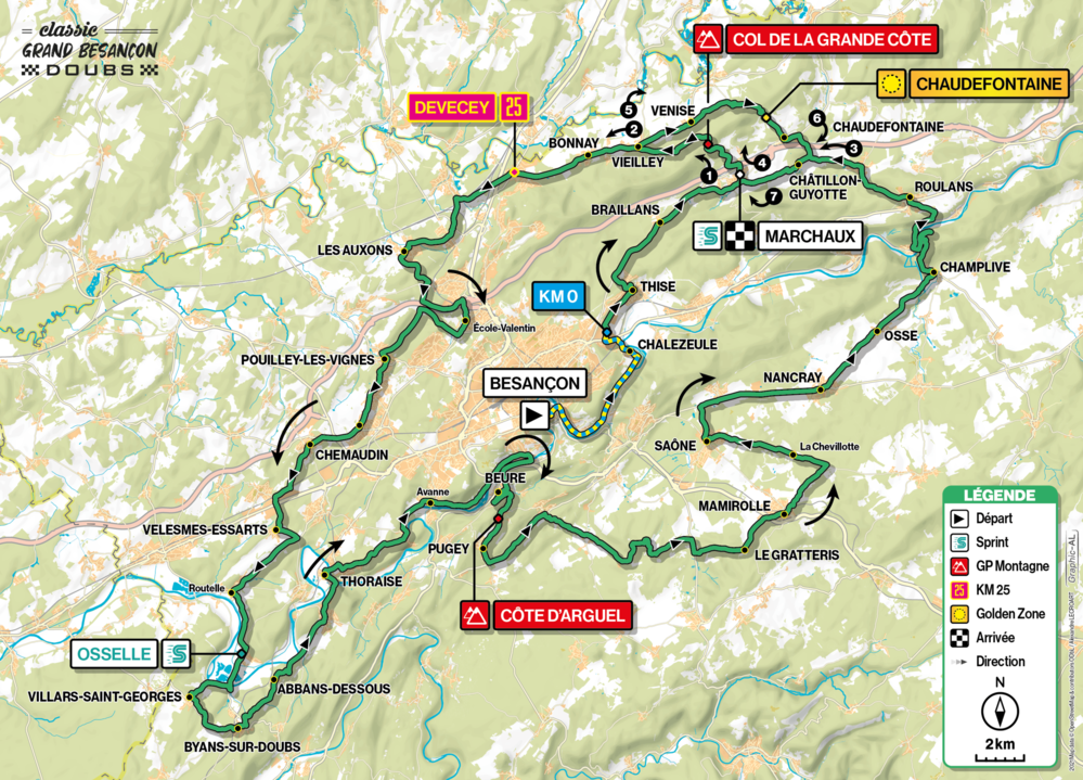 Les parcours sont disponibles ! - CLASSIC GRAND BESANCON DOUBS